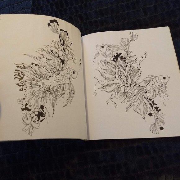 positively zen adult coloring book NWT - Picture 5 of 5